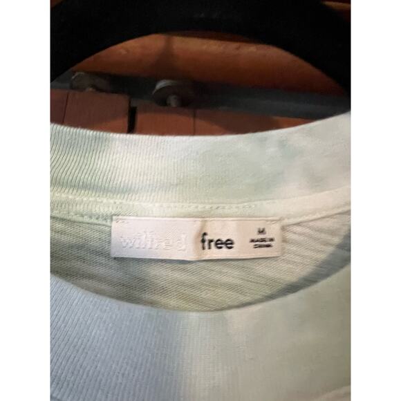 Aritzia Wilfred Free Women's Crewneck Camari T-Shirt Long Sleeve Tie Dye Size M - Picture 5 of 8